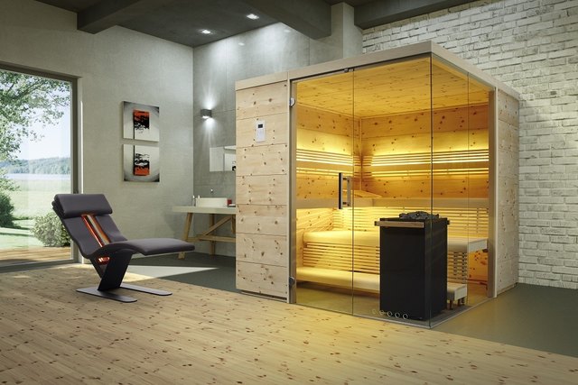 Foto: Sauna + Spielplatzbau