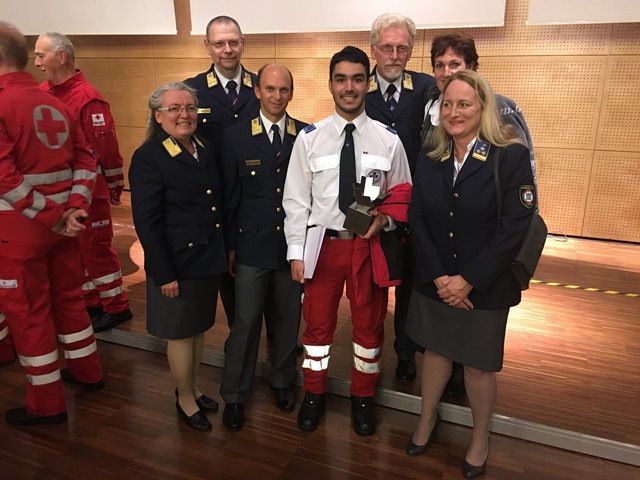 Abdul Fakhouri rettete gleich zwei Menschen innerhalb einer Woche am Ratzersdorfer See das Leben. | Foto: Wasserrettung Tulln