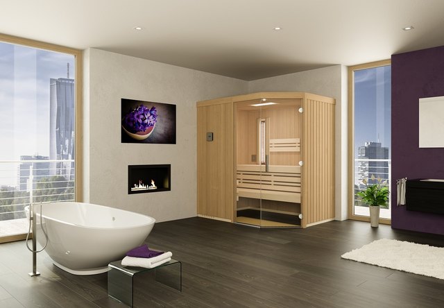 Foto: Sauna + Spielplatzbau