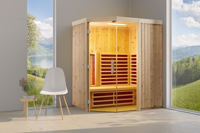 Foto: Sauna + Spielplatzbau