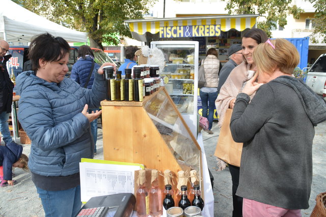Auch Sonja Krutzler-Wappel hat einen Stand am Bauernmarkt.