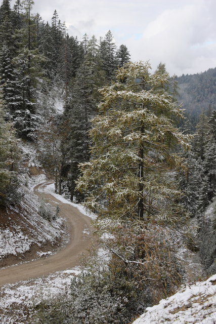 Winterliche Stimmung durch das Karltal.