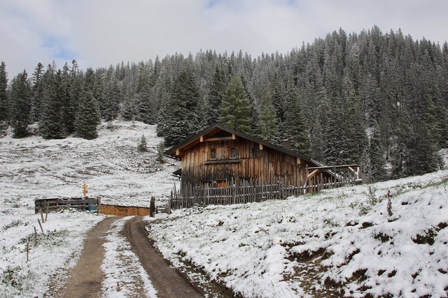 Oberbrunnalm in Sicht.