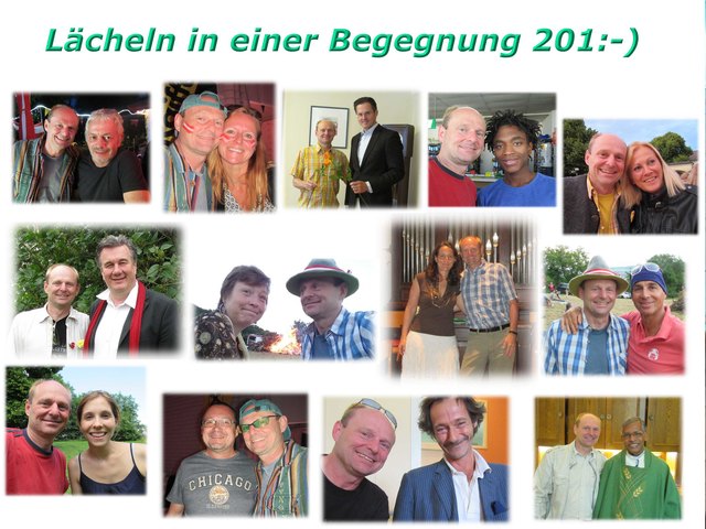 das Lächeln der Freunde