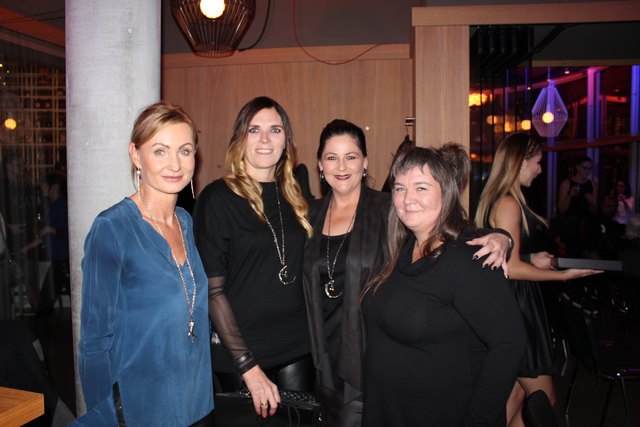 v.l.: Barbara Kohla (ORF), Corina Bauer, Eveline Leichter (Aus & Raus), Christine Buchner (Floreal)