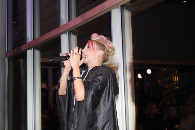Hannah hatte Spaß beim Performen.