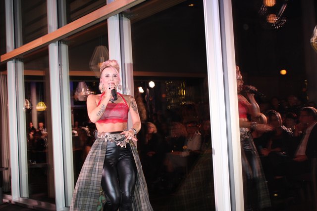 Hannah hatte Spaß beim Performen.
