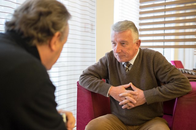Helmut Mödlhammer im Gespräch mit RMA-Chefredakteur Wolfgang Unterhuber: "Die Gemeinden halten alle Maastricht-Kriterien ein." | Foto: Arnold Burghardt