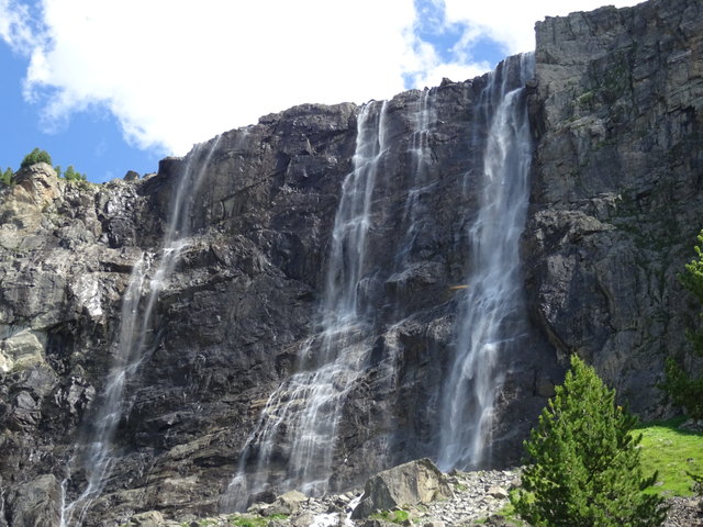Wasserfall bei der Anton Renk Hütte, Ried/Fendels.
