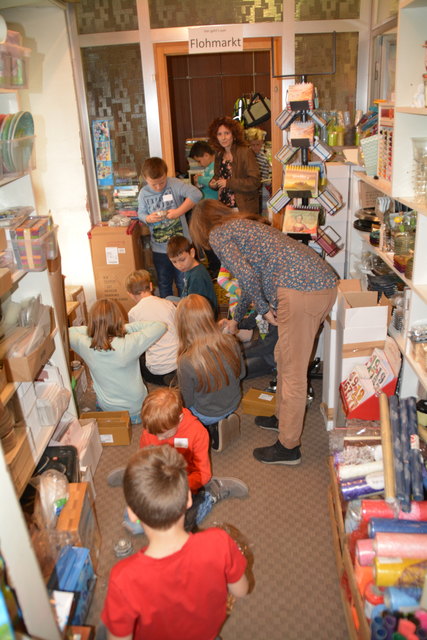 Die dritte Klasse der Volksschule Frauenkirchen besuchte das Lesekistl in Gols