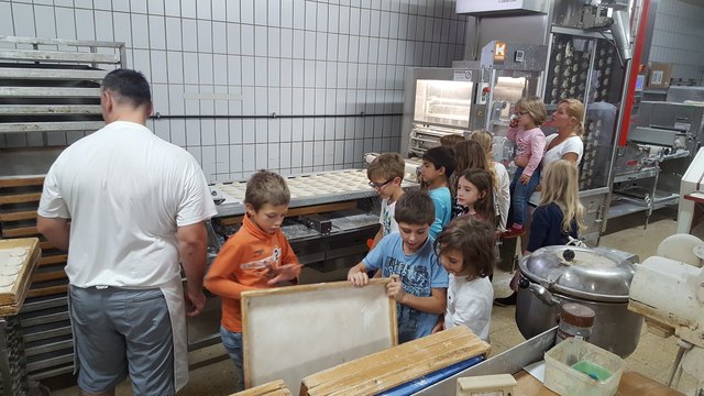 Die VS St. Andrä in der Bäckerei Goldenitsch | Foto: WK