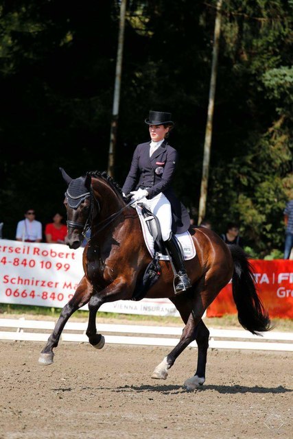 Bronze bei den Staatsmeisterschaften in Kärnten gab's für Katharina Haas durch zwei Spitzenritte. | Foto: Katharina Haas