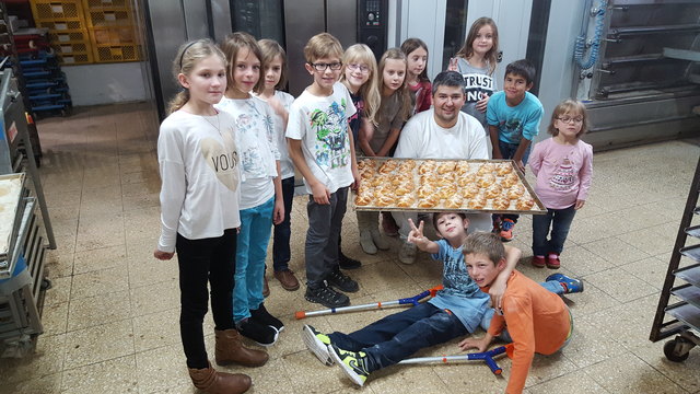 Die VS St. Andrä in der Bäckerei Goldenitsch | Foto: WK