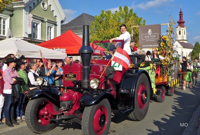Südsteirisches Herbstfest, Leibnitz, Hauptplatz, Lanz Bulldog