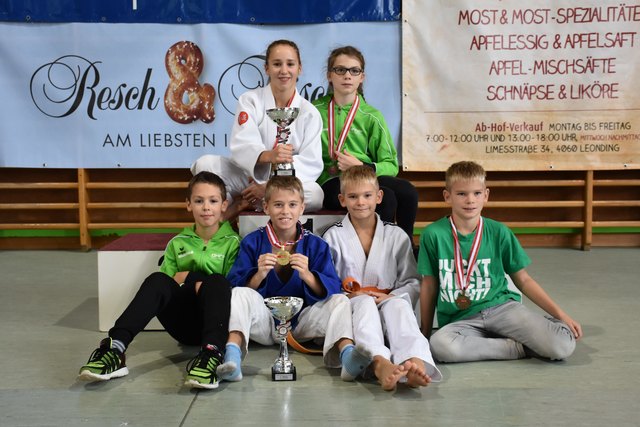 die siegreichen Reichraminger Nachwuchsjudoka bei ASKÖ Bundesmeisterschaften in Leonding