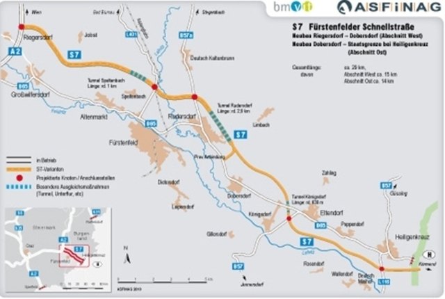 Das Bundesverwaltungsgericht hat die Beschwerde gegen den positiven UVP-Bescheid für den Westabschnitt abgewiesen. | Foto: ASFINAG