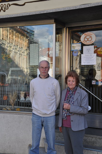Hanno Schober mit seiner Mutter Hermine