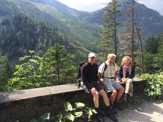 Eine kurze Rast auf dem Weg nach Mariazell muss sein