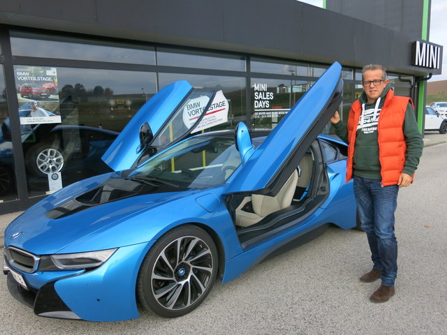 Probefahrten mit dem BMW i8, dem i3 und den anderen Modellen der elektromobilen BMW-Palette bot das Autohaus Kohla-Strauss in St. Michael zwei Tage lang an.