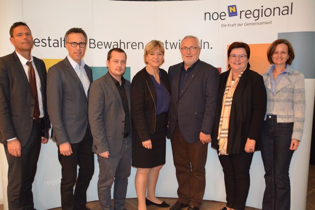 Walter Kirchler, Georg Strasser, Johannes Wischenbart, Barbara Schwarz, Gottfried Eidler, Michaela Hinterholzer, Martina Gerersdorfer.