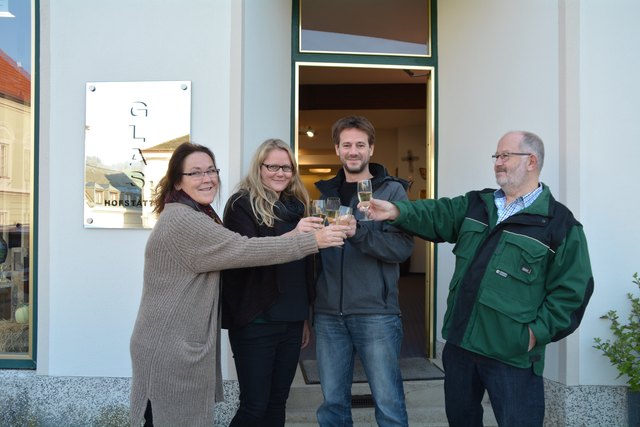 Monika und Sylvia Punz mit Thomas und Karl Hofstätter.