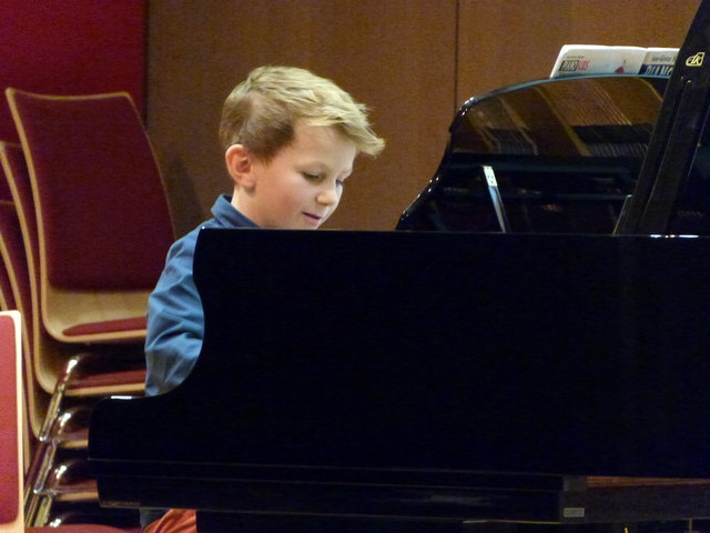 Raphael Luger, der jüngste Solist im Bunde, hat schon fleißig geübt. | Foto: privat
