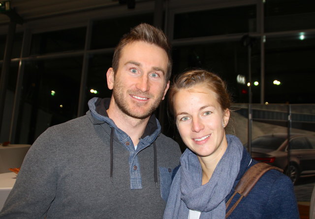 Skirennläufer Marc Digruber mit Jacqueline Krickl aus Frankenfels.