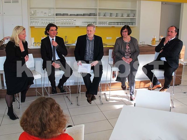 Von links: Iris Absenger-Helmli, Patrick Schnabl, Claus Albertani, Eva Skergeth-Lopič und Christoph Stark