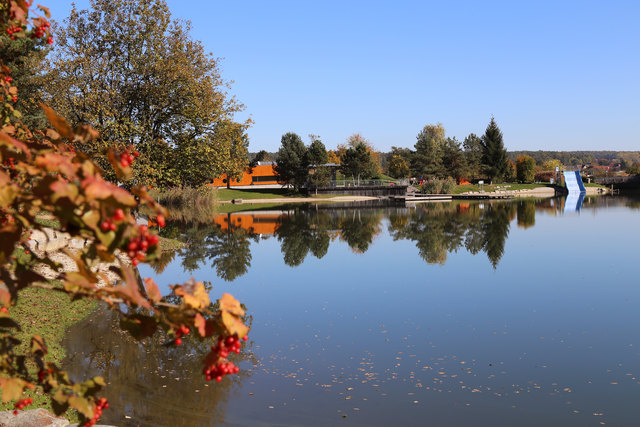 Der Badesee in Großsteinbach ist El Dordao für Wasserratten und Fischer.
