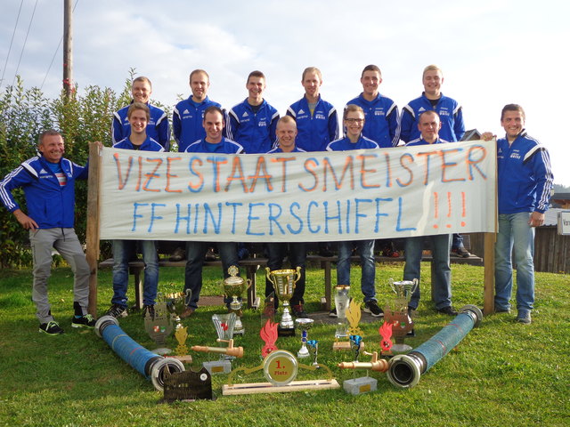 Die Saison ist zu Ende – für die FF Hinterschiffl war es die beste, seit Bestehen der Feuerwehr.