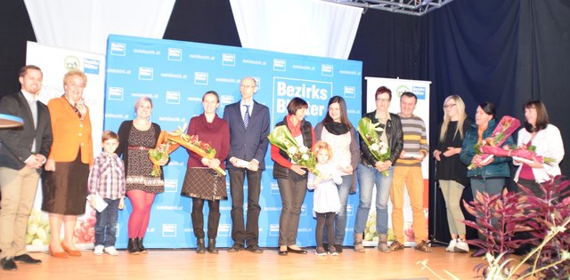 Alle Familien versammelten sich zu einem großen Abschlussevent auf der Genussmesse in Oberwart.