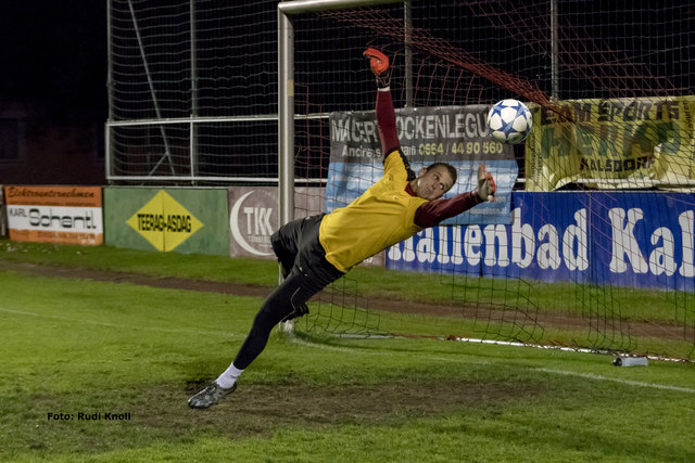 Jaroslav Kasprisin beim Aufwärmen vor dem Match.