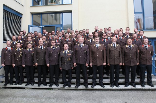 Teilnehmer am Informationslehrgang für Höhere Feuerwehrführer | Foto: ABI Stefan Hahnenkamp (LFKDO Burgenland)