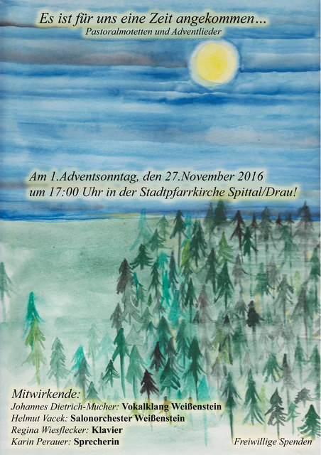 Flyer zum Konzert