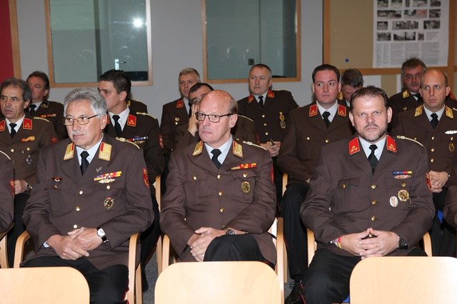 BR Alfred Kloiber, BR Günter Poglitsch, HBI Martin Hafner | Foto: ABI Stefan Hahnenkamp (LFKDO Burgenland)