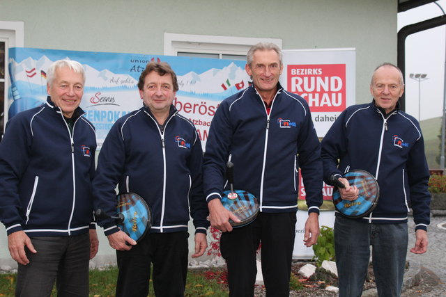 Helmut Wiesmüller, Franz Papst, Günther Kapeller und Franz Obermaier (v.l.) vertreten den Bezirk zum zweiten Mal.