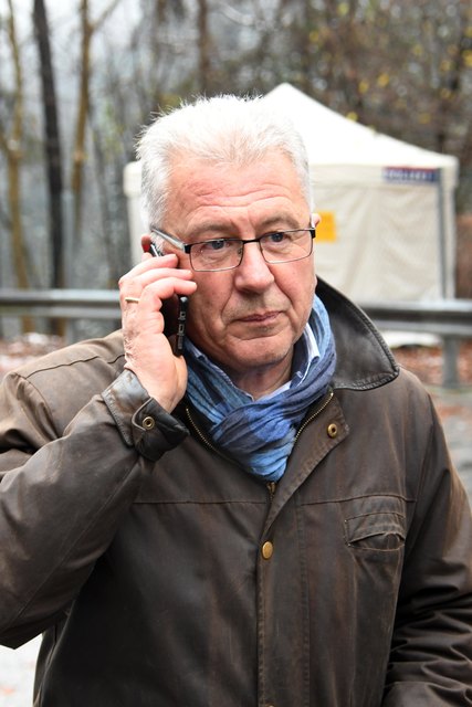 Walter Pupp, Leiter des LKA Tirol, am Fundort der Leiche. | Foto: ZOOM.TIROL