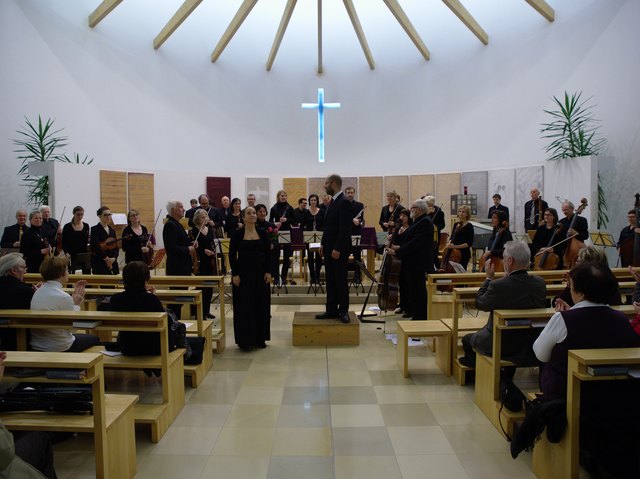 Das Orchester Telfs in der Heilig-Geist-Kirche