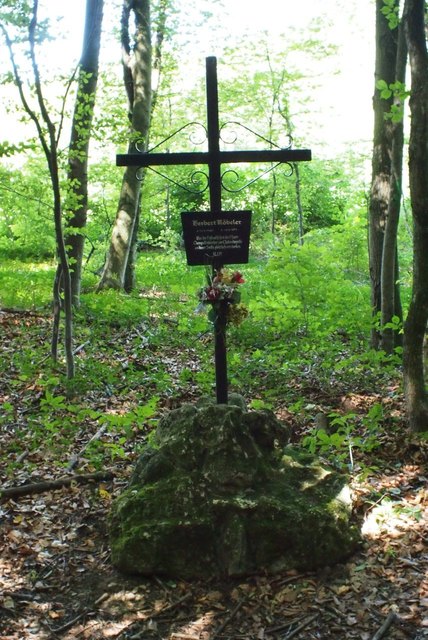 Das Köbeler-Kreuz am Wegerl im Helenental (das Foto habe ich aber nicht beim Rennen geschossen ;-)