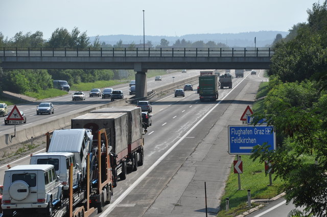 Eine permanente 100er-Beschränkung für den Autobahnabschnitt zwischen Graz-Ost und Graz-West ist in Begutachtung.