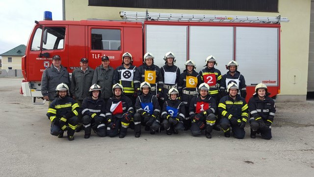 Die erfolgreichen Teilnehmer mit dem Bewerterteam