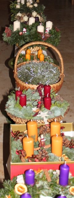 Adventkränze für jeden Geschmack dabei
