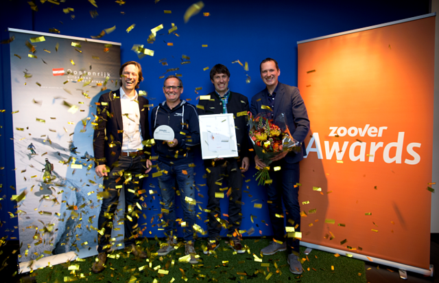 Philipp Goos (CEO Zoover.nl), Toni Wurzrainer (TVB Ortsausschussobmann Kirchberg), Christoph Stöckl (TVB Ortsstellenleiter Kirchberg), Herwig Kolzer (ÖW Amsterdam)