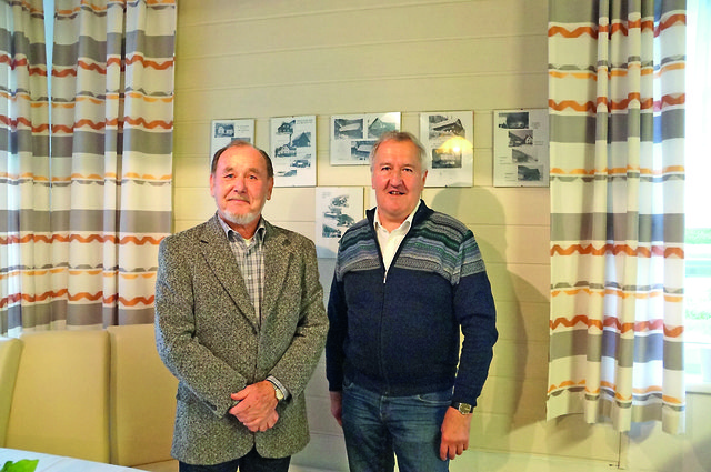 Hielten Veitscher Geschichte und Geschichten fest Die Freunde Otto Feistl (li.) und Rudolf Donner.