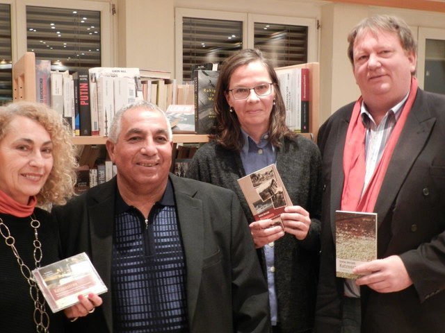 Anna Mayer-Benedek (Theodor Kramer Gesellschaft), Stefan Horvath, Barbara Mayer (Literaturhaus Mattersburg), Horst Horvath (edition lex liszt 12) | Foto: edition lex liszt 12