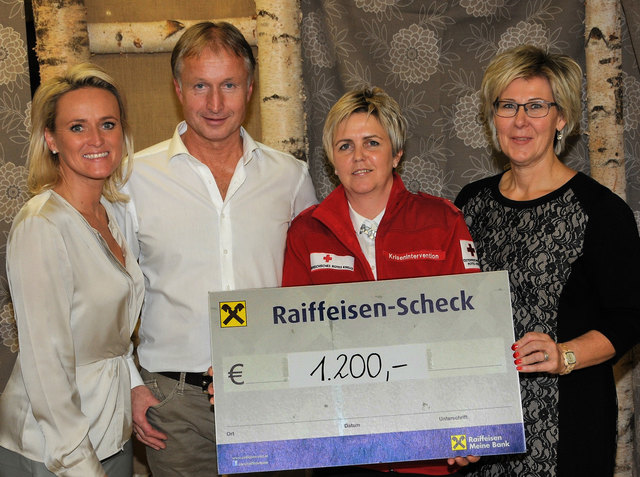 Alexandra Meissnitzer, Günther Bernegger, Ursula Kettenhuber, Monika Bernegger (von links). | Foto: Wallerberger