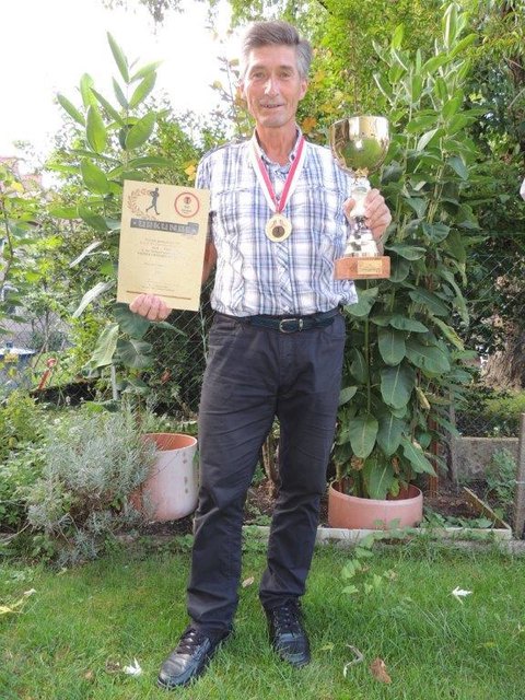 Der erfolgreiche Sportler Werner Glockengießer.