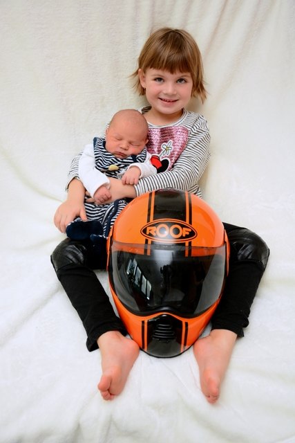 Thomas Pitz mit seiner großen Schwester Nathalie