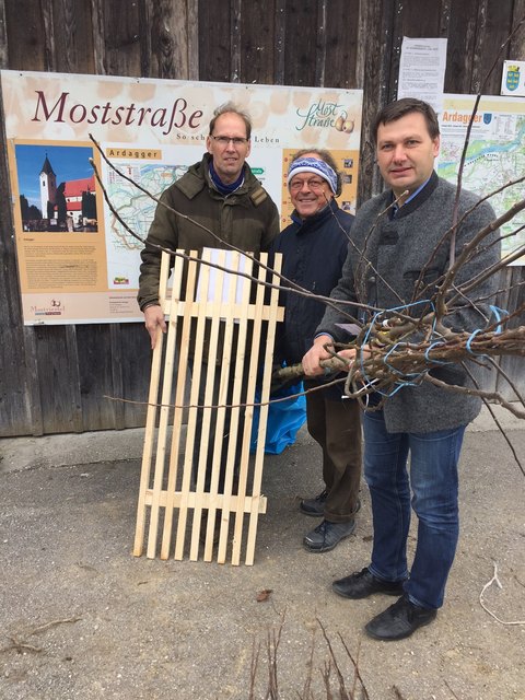 Franz Lumesberger, Hans Redl und Bundesrat Andreas Pum | Foto: privat