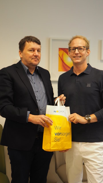 Reinhard Dworschak (NÖGKK), Dr. Christoph Puhr